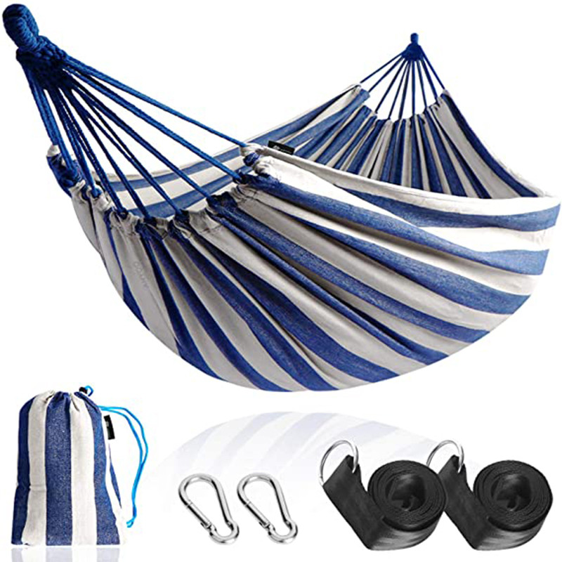 HooRu Camping Hammock Portable Comfortable Garden Hammocks Double