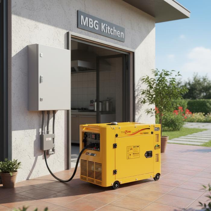 Genset 10 KVA Silent Diesel Tsuzumi TDG 10000S Japan Technology / Genset 7000 Watt