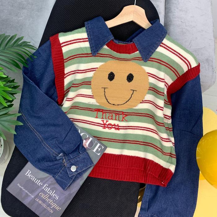 Gercep Berynette 0292 Baju Bangkok Import Premium Sweater Wanita Atasan Mewah Elegan Knitwear