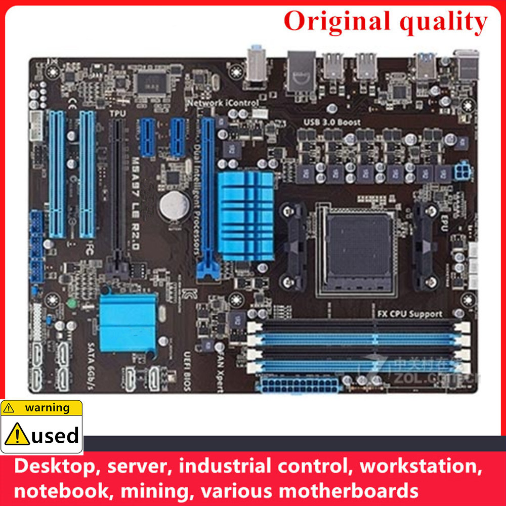 Used For M5A97 LE R2.0 Motherboards Socket AM3+ DDR3 32GB For AMD 970 Desktop Mainboard SATA III USB
