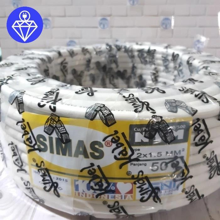 Kabel Simas NYM 2x1.5 Per Meter