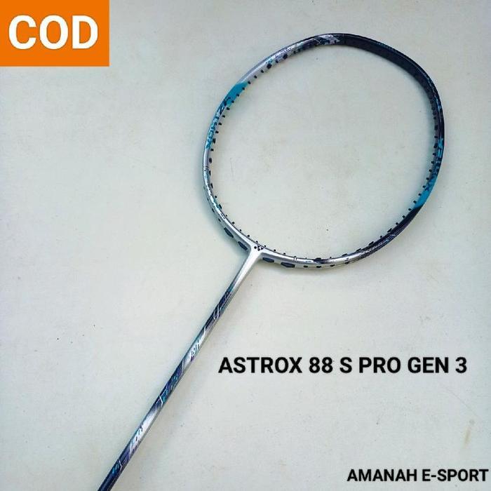 RAKET BADMINTON YONEX ASTROX 88S PRO SILVER BLACK / ASTROX 88 S PRO / 3AX88S-P