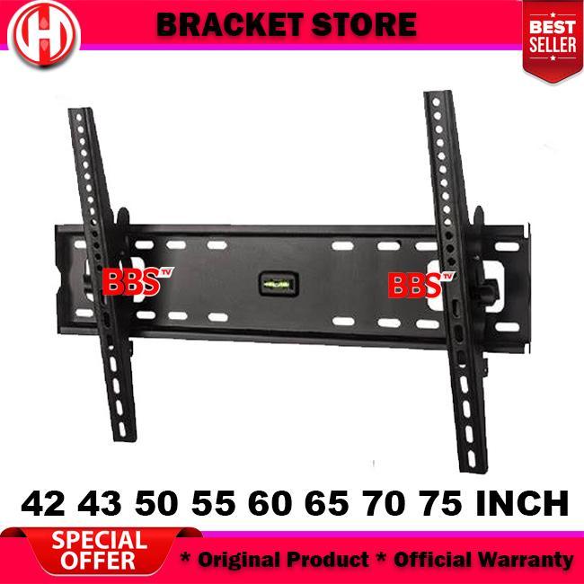 TvShop- Bracket Tv Led 75 70 65 60 55 50 43 32 Inch Lg Samsung Sony Tcl Coocaa