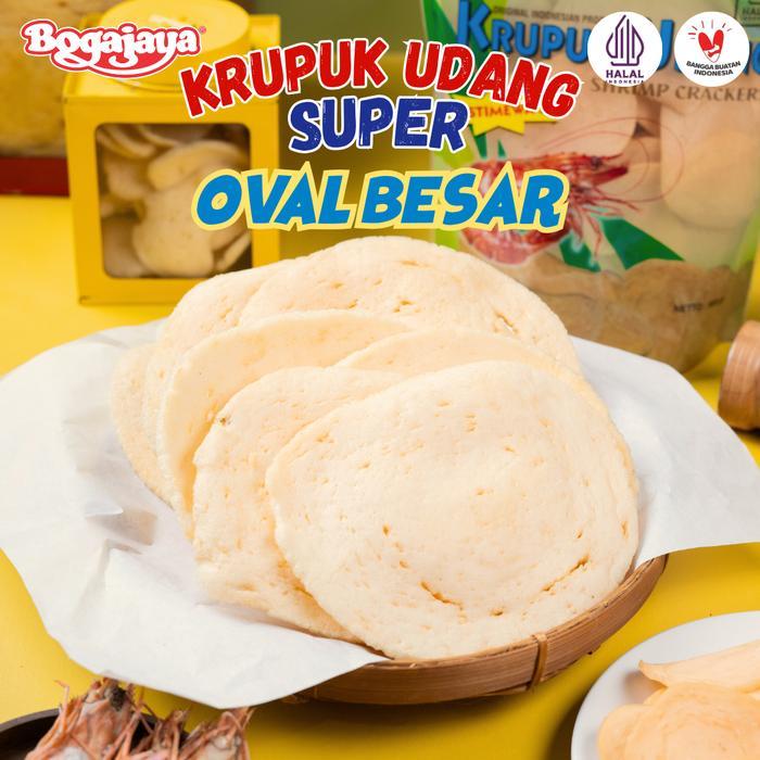 Kerupuk Udang Hijau Bogajaya 500 Gram / Kerupuk Udang Spesial Khas Sidoarjo