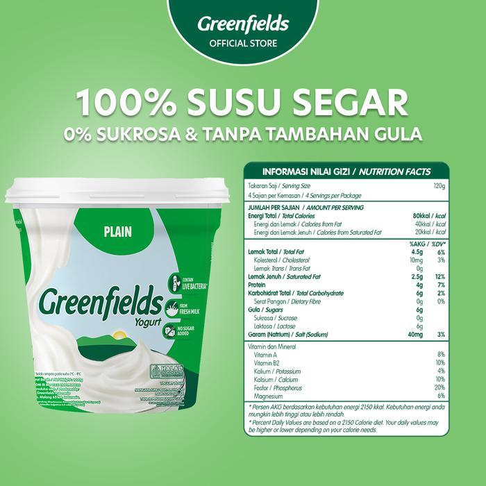 qmsy- Yogurt Greenfields Plain 1Kg