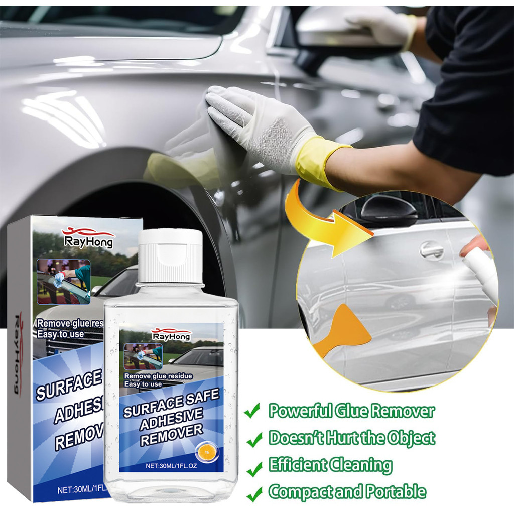 Car Adhesive Remover Cleaner Automotive Window Film Adhesive Residues Remover Sticker Cleaning Auto