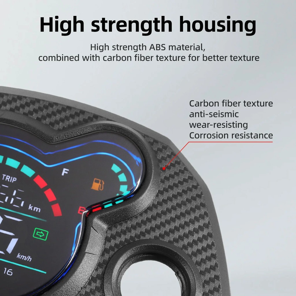 Motorcycle Lcd Digital Speedometer Odemeter Tachometer Digital Waterproof Motor Dashboard For Honda