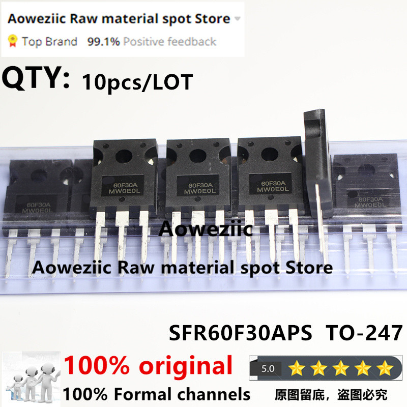 Aoweziic 2021+ 100% New Imported Original Sfr60F30Apn Sfr60F30Aps Sl60F30A 60F30A To-247 Fast