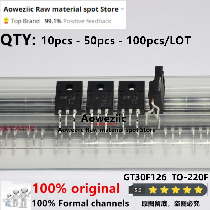 Aoweziic 100% New Imported Original Gt30F126 30F126 To-220F Liquid Crystal Plasma Common Tubes