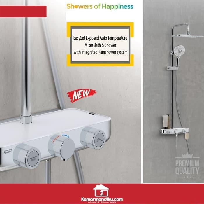 American Standard Shower Tiang Easy Set Exposed Bathshower Rain System