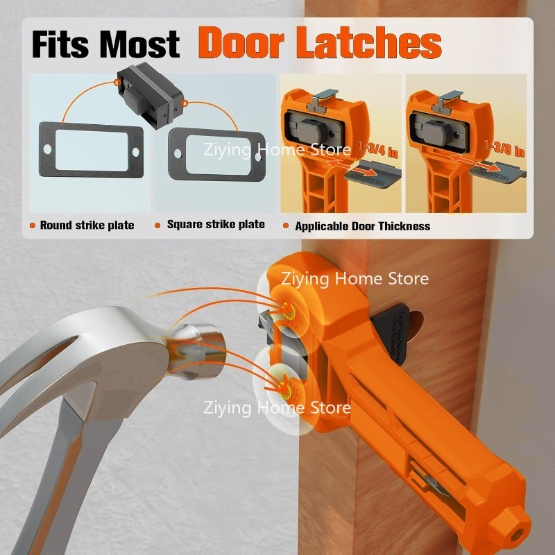 Door Kit Latch Mortise Lock Installation Chiseling Chisel Tools