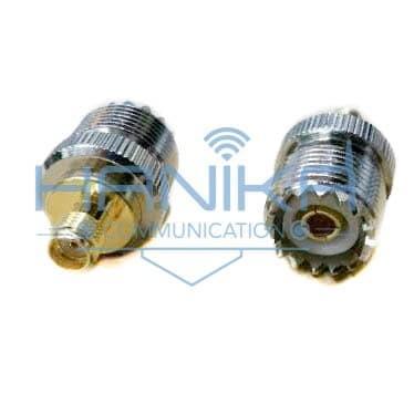 5ixg- Konektor Pl Female To Sma Female Sambungan Pl259 Radio Ht Connector Ke