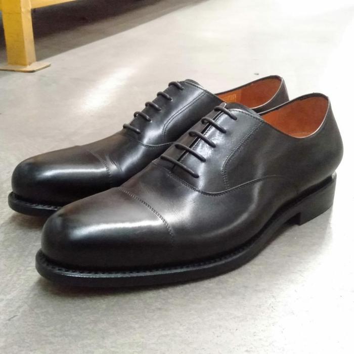 [FLASHSALE] Fortuna Shoes Sepatu Kulit Pria Oxford Cap Toe - Leather 98800