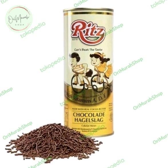 Coklat Meses Ritz 300 gram Cokelat Mesis Ritz Chocolade Hagelslag Kaleng 300g