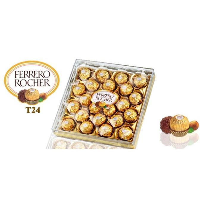 (ORIGINAL) HYA FERRERO ROCHER T24 300GR COKLAT FERRERO ROCHER ISI 24 TERMURAH TERPOPULER