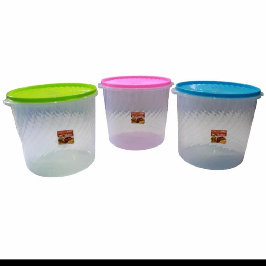 Toples Kecil Plastik Kuat Tebal Kedap Food Grade Kapasitas 5L Food Storage Box Kotak Jar Sealware Bu