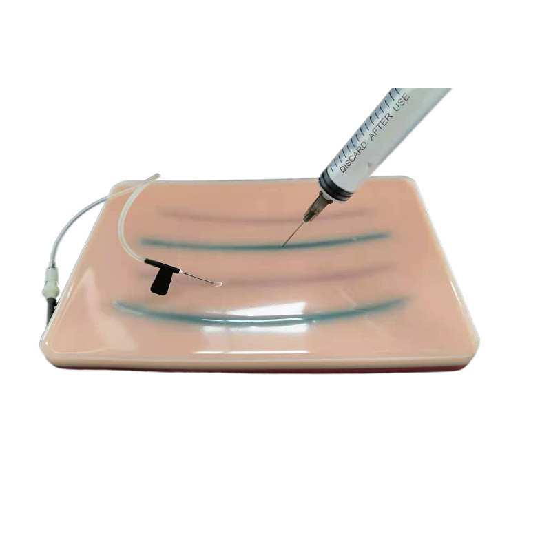 Injection Training Model Puncture Simulation Training IV Injection Practice Pad With Blood Vessels W