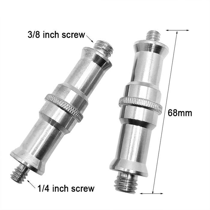 saod- Spigot Lightstand Screw Adapter 1/4 Ke 3/8 Spigot Light Stand Female