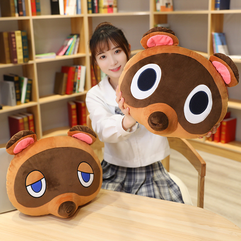 Lovely Animal Crossing Plush Pillow Doubutsu No Mori Cofa Cushion Tom Nook Foxes Stuffed Doll Girl