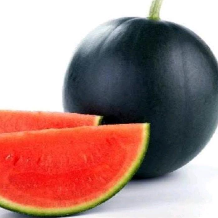 Mantabetul Kemasan Original Biji Benih Semangka Hitam Bulat Non Biji Impor