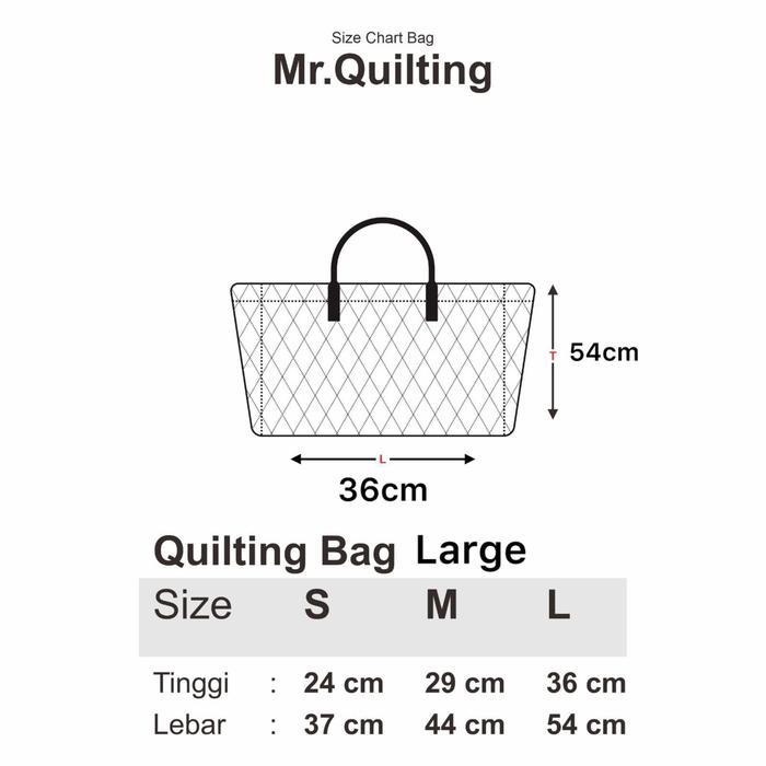 l670- Mr. Quilting Bag Series 2 -Tote Bag