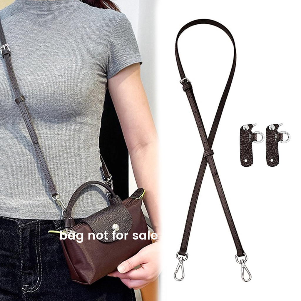 Leather Bag Shoulder Strap for Longchamp Mocha Mini Bag Durable Replacement Shoulder Strap Bag