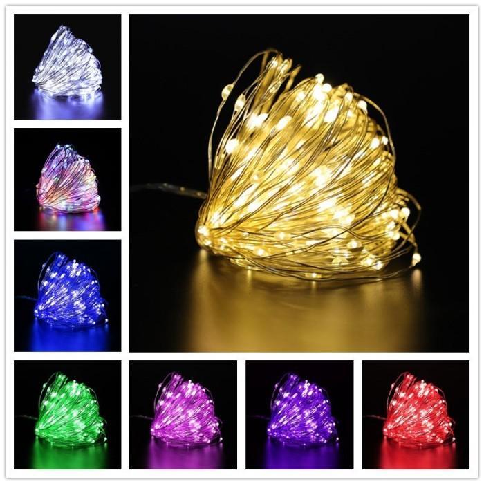 Lampu Natal Tumblr Hias Kawat 10M LED Tembaga Christmas String Light