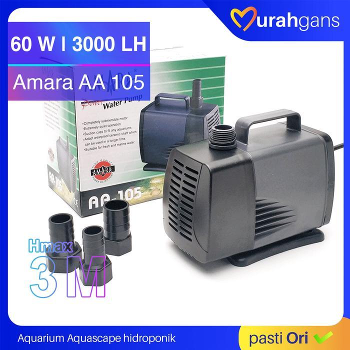 Ready- Pompa Aquarium Kolam Koi Amara Aa 105 3000 L/H -Gratisongkir