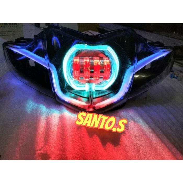 Reflektor Lampu Revo Absolute Daymaker Biled 4 Lensa Alis Running