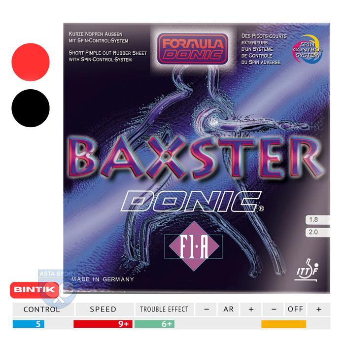 Donic Baxster F1A Karet Bintik serang Pingpong Tenis Meja