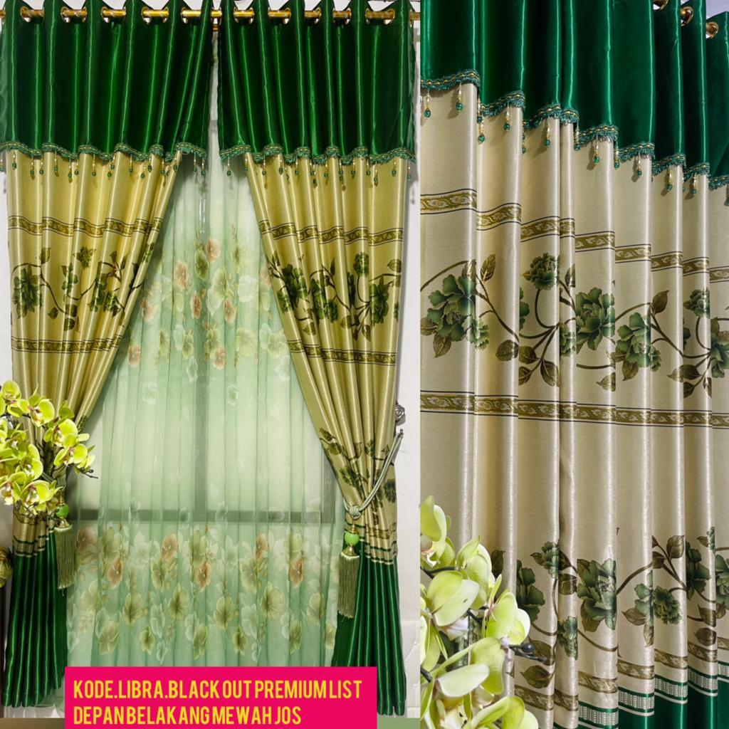 Gorden pintu/ Gorden jendela/ Gorden Smokring/ Gorden poni /gorden import Blackout Mewah Import