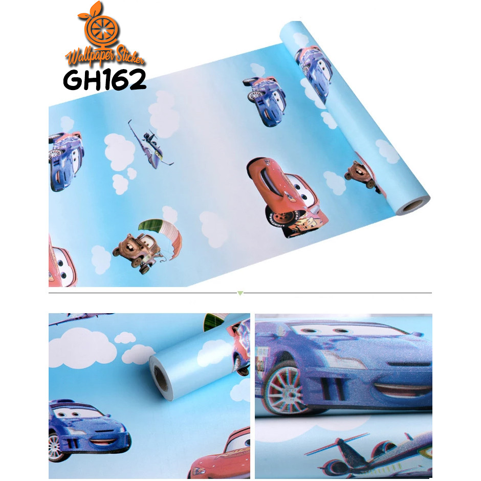 Wallpaper Sticker Dinding Walpaper Stiker Ruang Tamu Walpeper Setiker Tembok Kamar Tidur 3d Mcqueen 