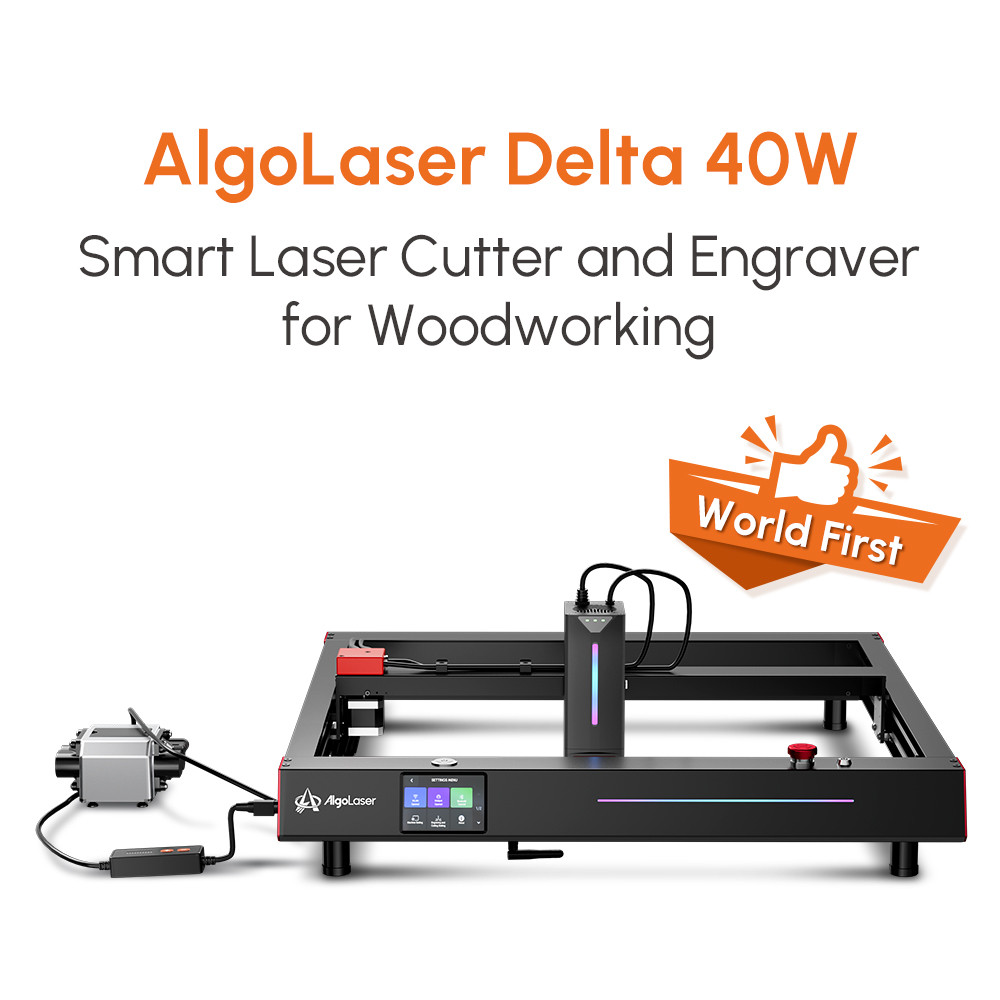 High Power Algolaser Delta 40W Diode Laser Engraver Laser Engraver Cutter Wifi Air Engraving Cnc