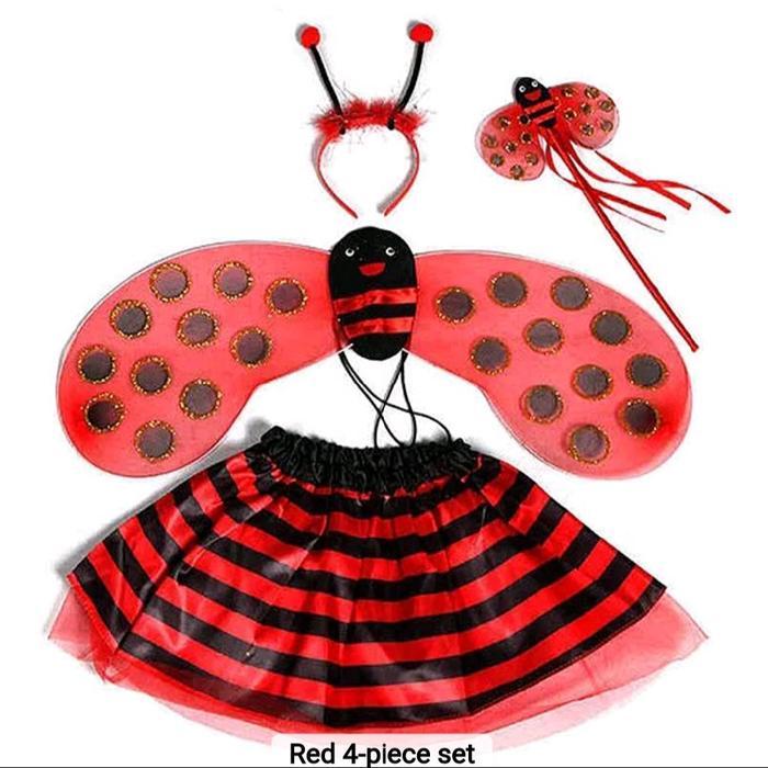 Sale Ladybug Set Kostum Anak Kumbang 4In1 Kostum Ladybug Halloween Anak