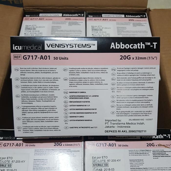 Abbocath 20 / Abocath 20 Abbot / Abocat 20