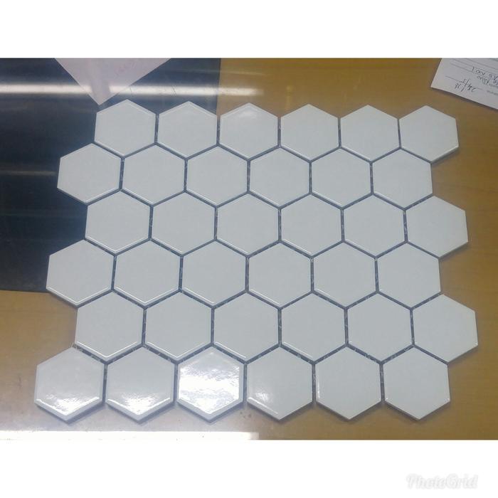 Keramik Mozaik Hexagonal Glossy Original