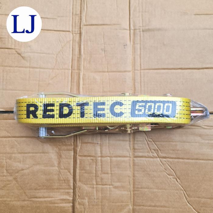 nrd RedTec Webbing Cargo Lashing 5 Ton x 10 Meter Ratchet Tie Down / Track Belt 10 Mtr