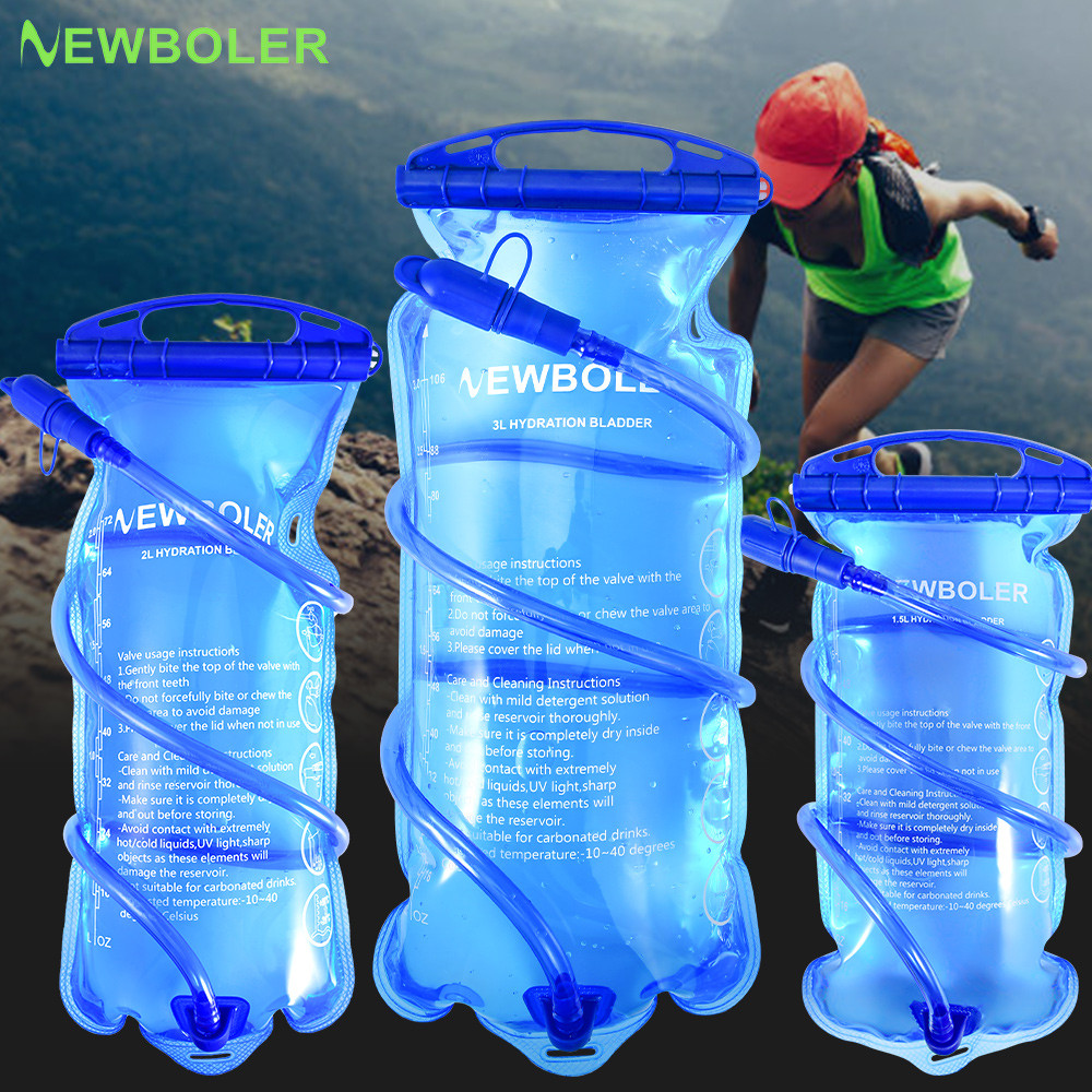 Newboler Water Bag Reservoir Water Replenishment Bag Storage Bag Without Bisphenol 1.5L 2L 3L