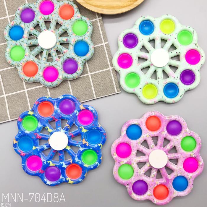 meij- Simple Dimple Pop It Fat Brain Fidget Toy N Fidget Spinner Pop It