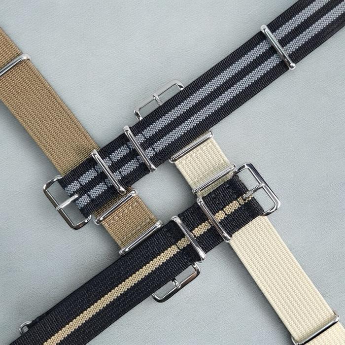 TALI JAM NATO STRAP RIBBED NYLON 18MM 20MM 22MM