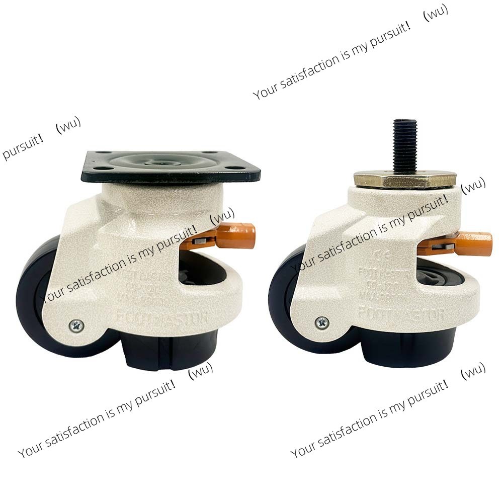 Industrial Mobile Equipment Heavy Duty Caster Universal Wheel Triangle Plate Support Foot Horizontal
