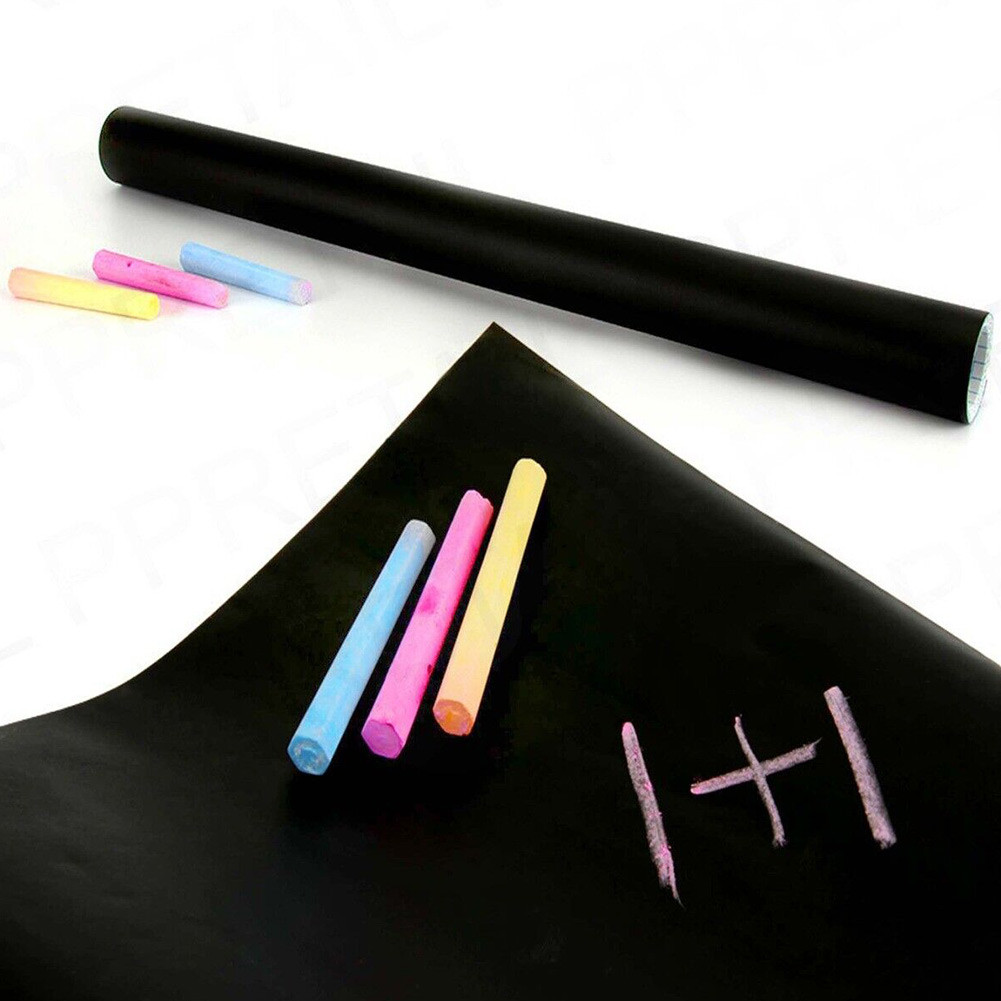 Blackboard Stickers Chalk Board Erasable Pvc Adhesive Blackboard With Chalk Wall Sticker Chalk Board