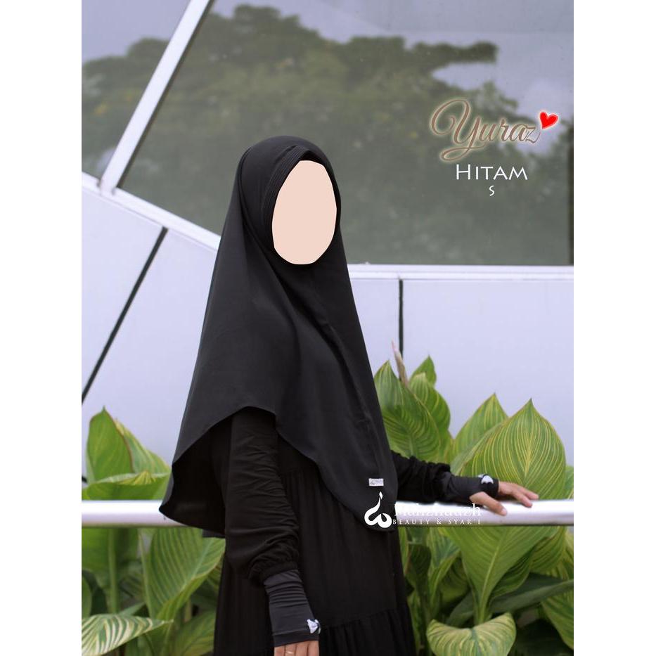 n6ck- Yuraz Pad Anthem Khimar Cutting V Kerudung Bergo Wolfis Premium Mahzhuuzh Khimar