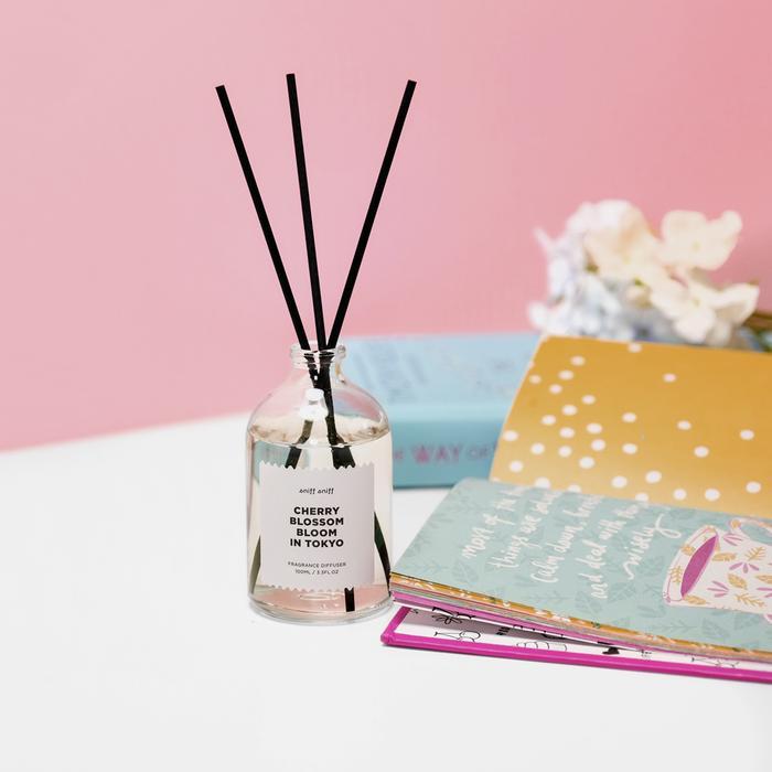 Aj' Cherry Blossom Bloom In Tokyo - Sniff Sniff Reed Diffuser 100Ml - Pengharum Kamar/Ruangan
