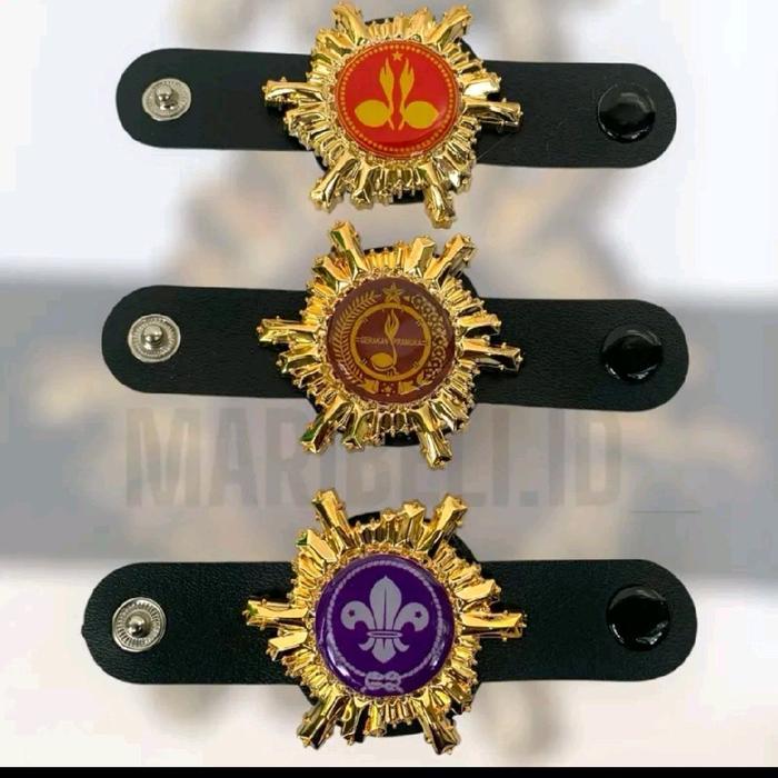 Ring kacu pramuka MATAHARI - ring kacu hasduk pramuka - ring paskibra - bahan berkualitas Clips Bros