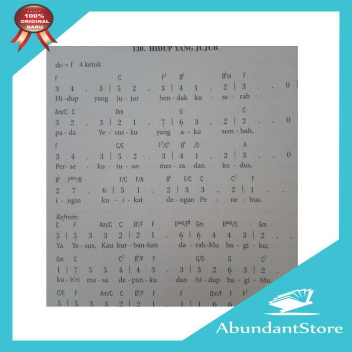 BUKU NYANYIKANLAH KIDUNG BARU EDISI AKORD - NKB AKORD