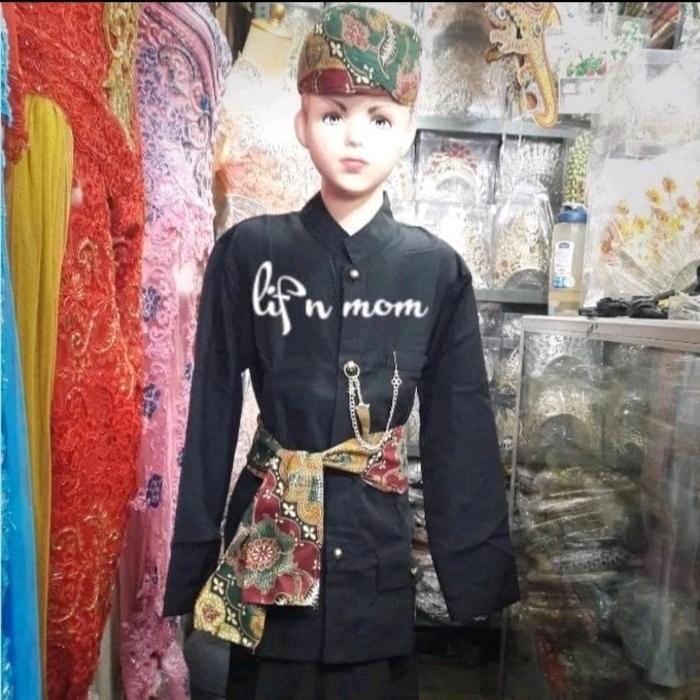 Baju Abang Adat Betawi & Rantai TK SD SMP // Baju Adat Betawi