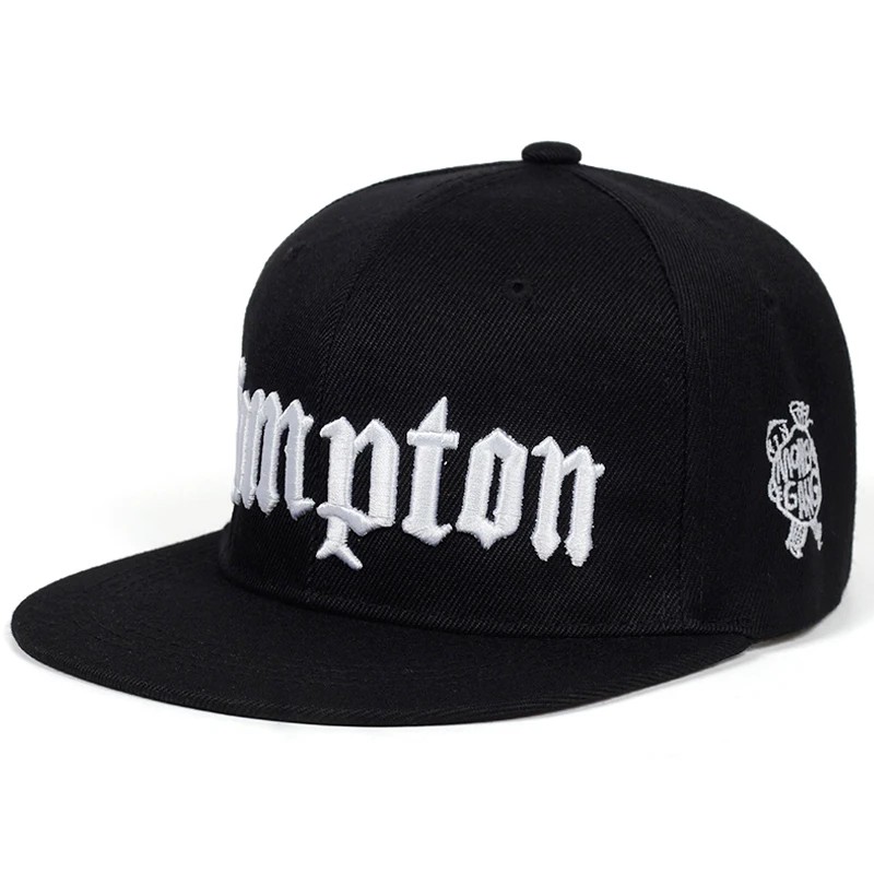 New Compton Embroidery Baseball Cap Hip Hop Snapback Ca Flat Fashion Sport Hat For Uni Adjustable