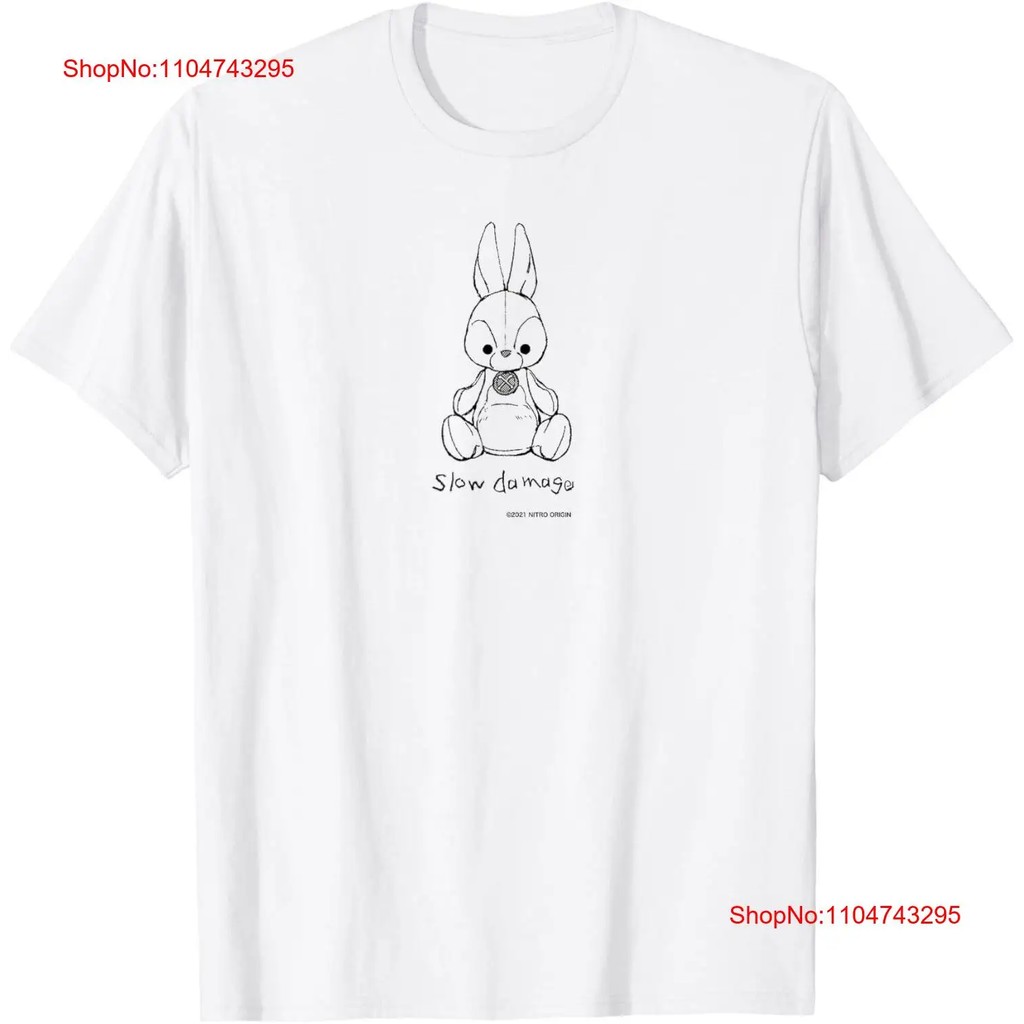 Slow Damage Original T Shirt vintage Washed Slightly designer clothes graphic streetwear Top For