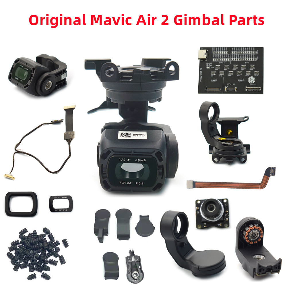 Original For Mavic Air 2 Gimbal Part - Ca Gimbal Shell Cover Ptz Cable Flat Lens For Air 2 Drone